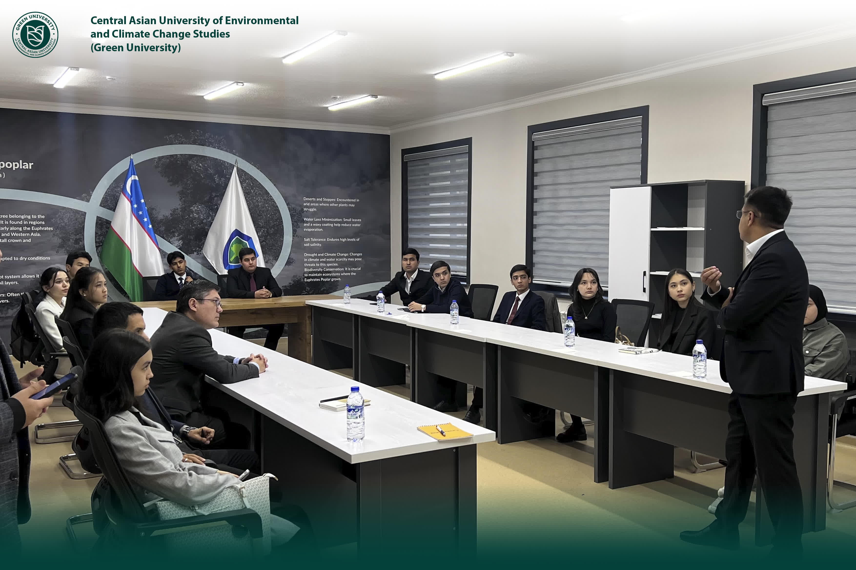 Eco-Meeting with Elyor Norpulatov at Green University