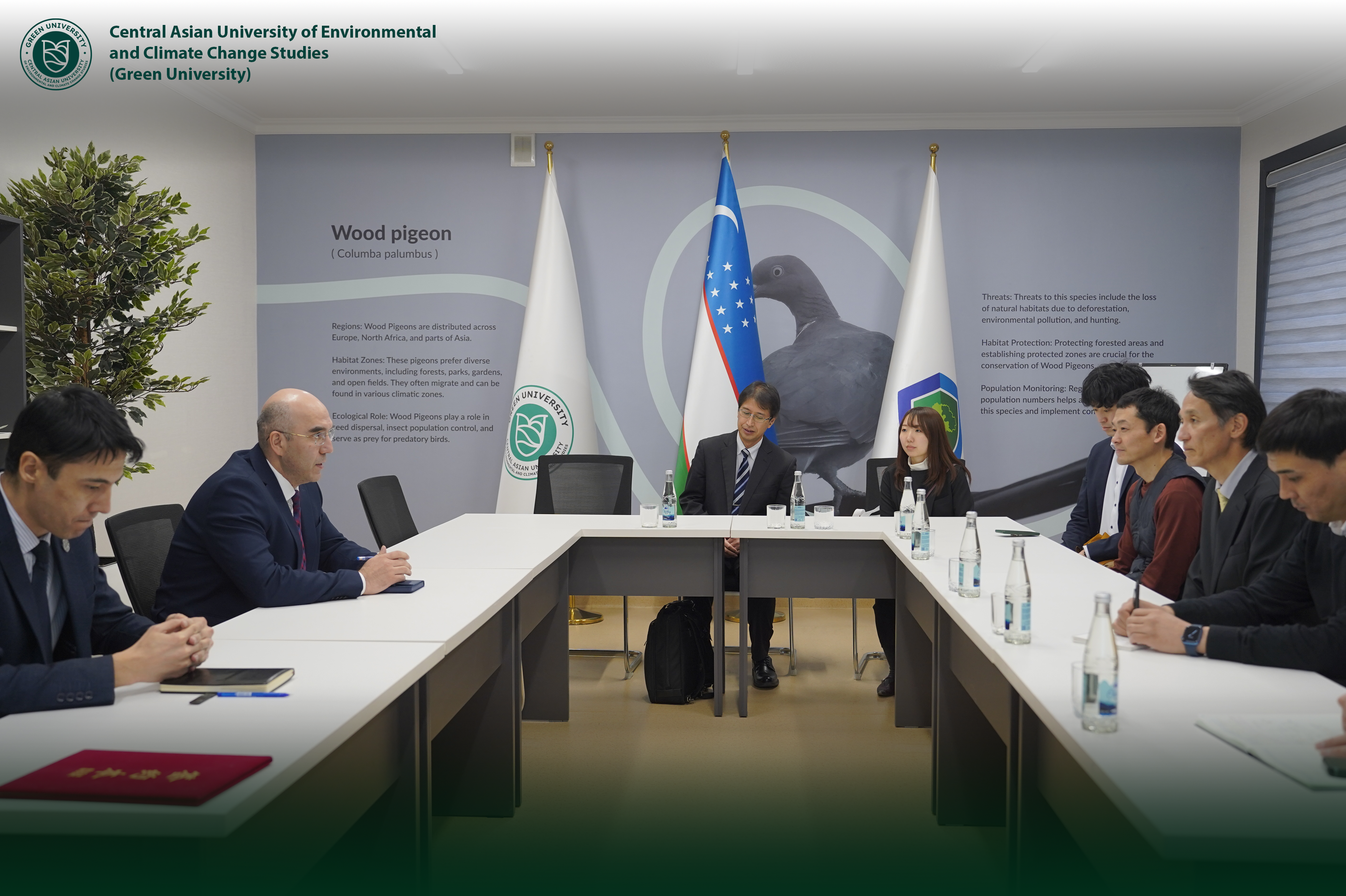 Meeting with the Ministry of the Environment of Japan Held at Green University