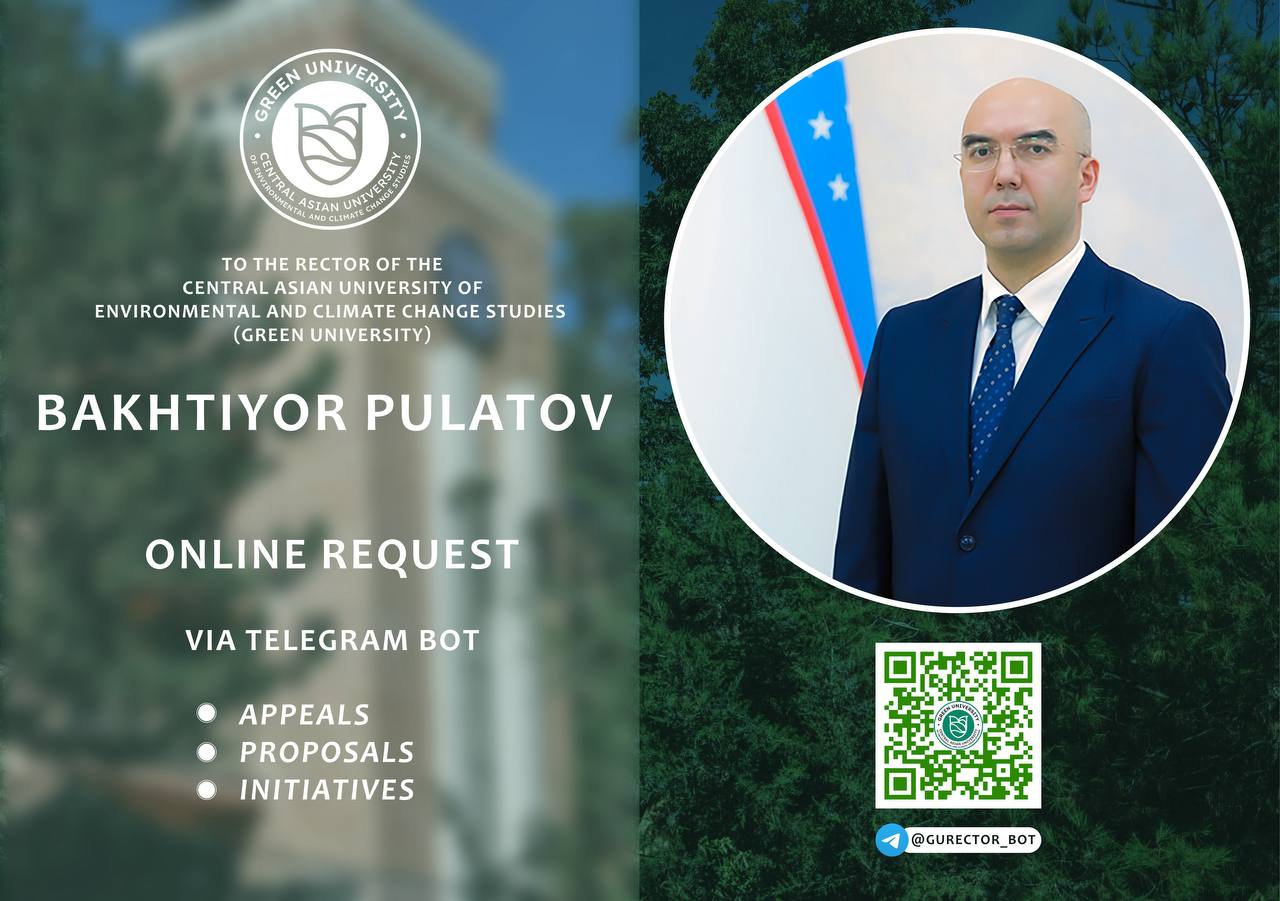 A platform has been established for online communication with the Rector of Green Uni…